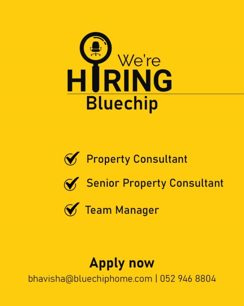Career Opportunities in Bluechip real Estate Dubai