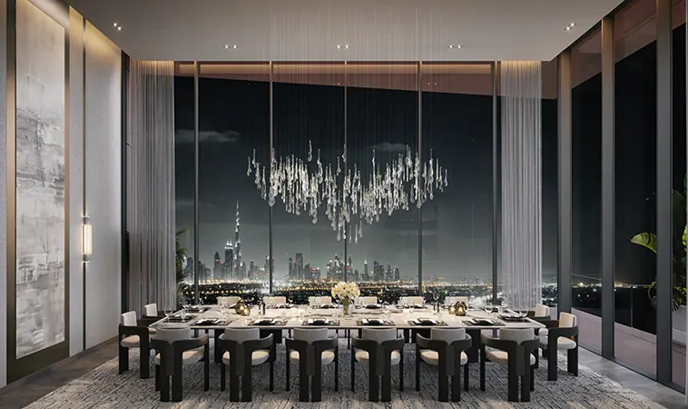 Dinning area with spectacular views