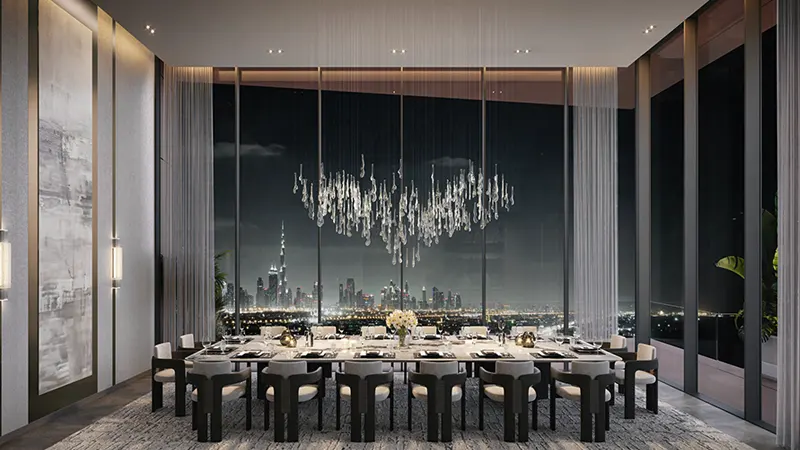 Dinning area with spectacular views